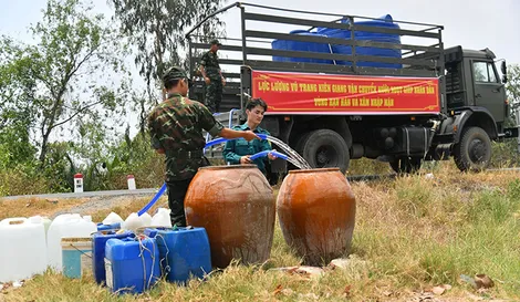 Kiên Giang nhọc nhằn chống hạn, mặn