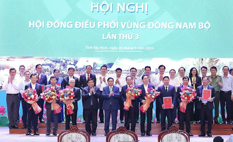 Thủ tướng Phạm Minh Chính chủ trì Hội nghị của Hội đồng điều phối vùng Đông Nam Bộ
