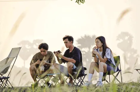 Bán cà phê di động, ngắm thiên nhiên tươi đẹp…