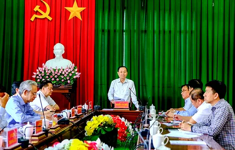 Quyết tâm cao và phối hợp nhịp nhàng đẩy nhanh tiến độ triển khai dự án Nâng cấp, mở rộng quốc lộ 91 (đoạn Km0-Km7)