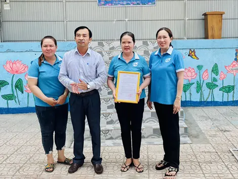 Ra mắt Mô hình “Phụ nữ với An toàn giao thông” tại xã Trung An