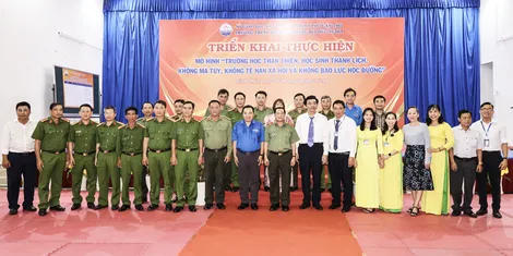 Ra mắt mô hình đảm bảo an ninh trật tự trong trường học