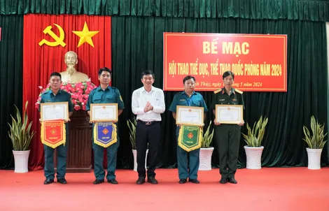Bế mạc Hội thao Thể dục, thể thao quốc phòng quận Bình Thủy năm 2024