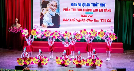 Hơn 500 đội viên tham gia Hội thi “Phụ trách Sao giỏi”