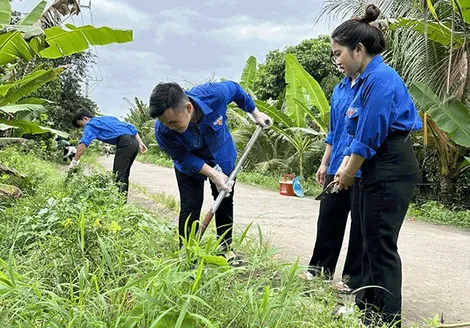 Phát huy hiệu quả mô hình “Tuyến đường xanh - sạch - đẹp”