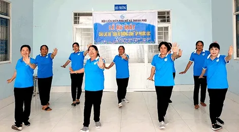 Nhiều sân chơi giúp chị em rèn luyện sức khỏe