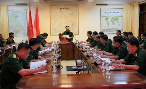 Quân khu 9 kiểm tra công tác Đảng, công tác chính trị tại 
Bộ Chỉ huy Quân sự TP Cần Thơ