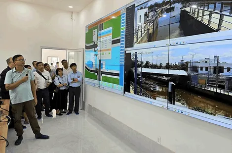 Trình diễn vận hành hệ thống thông tin quản lý rủi ro ngập cho TP Cần Thơ