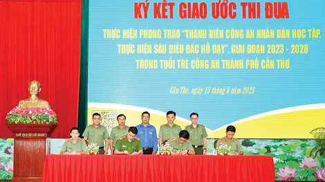 Công an TP Cần Thơ học tập, làm theo lời Bác dạy