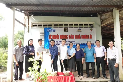 Thêm một Căn nhà nhân ái được khởi công tại quận Bình Thủy