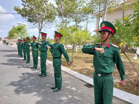 Hoàn thành công tác huấn luyện chiến sĩ mới năm 2024