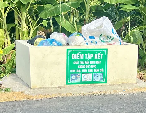 Điểm tập kết chất thải sinh hoạt không đốt được