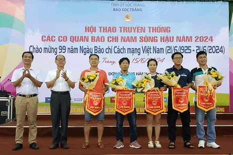 Hội thao truyền thống các cơ quan báo chí Nam Sông Hậu năm 2024
