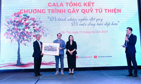 Gây quỹ gần 500 triệu đồng hỗ trợ bệnh nhân nghèo bị đột quỵ