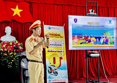 Tích cực tuyên truyền pháp luật về trật tự an toàn giao thông