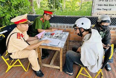 Chấn chỉnh tình trạng người không có giấy phép lái xe tham gia giao thông