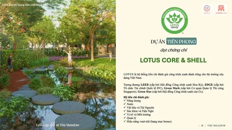 Tầm quan trọng của chứng chỉ xanh LOTUS trong dự án The Meadow