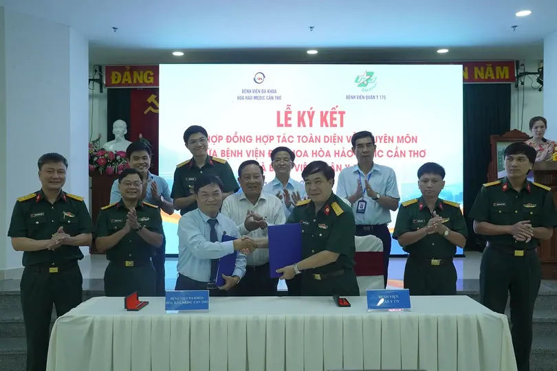 BV Đa khoa Hòa Hảo - Medic Cần Thơ và BV Quân Y 175 ký kết hợp tác toàn diện về chuyên môn