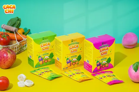 Biozyme trong Thạch rau củ Cacachi: Bí quyết cho hệ tiêu hóa khỏe mạnh của bé