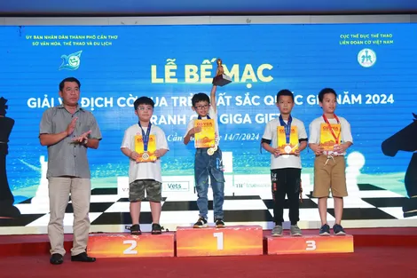 Bế mạc Giải vô địch Cờ vua Trẻ xuất sắc quốc gia 2024