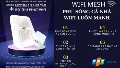 Lắp đặt Internet FPT Cần Thơ giá 180.000đ/tháng kèm nhiều ưu đãi