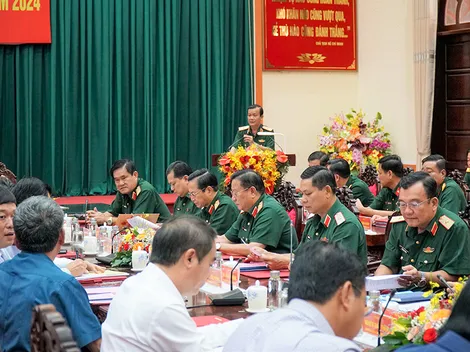 Đảng ủy Quân khu 9 tổ chức hội nghị phiên 6 tháng đầu năm 2024