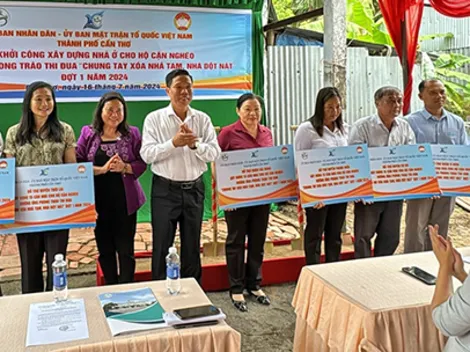 Khởi công xây dựng 100 căn nhà Đại đoàn kết