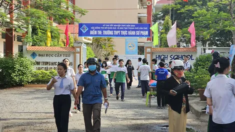 TP Cần Thơ: 24/37 trường có học sinh đậu tốt nghiệp THPT đạt 100%