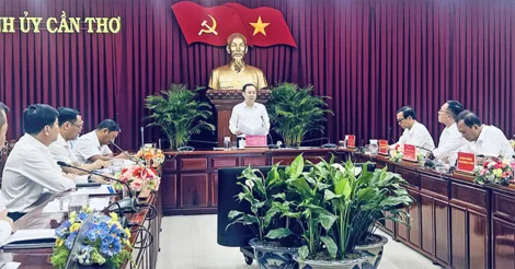 Quan tâm hỗ trợ tối đa cho nhà đầu tư triển khai dự án Khu công nghiệp Vĩnh Thạnh