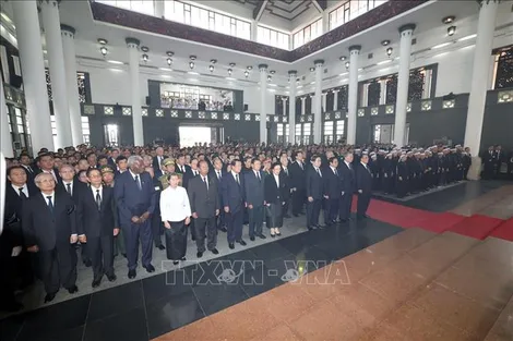 Lễ Quốc tang Tổng Bí thư Nguyễn Phú Trọng: Hơn 5.600 đoàn trong nước và quốc tế đến viếng