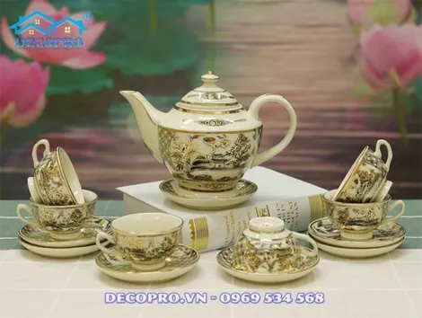 Hướng dẫn cách chọn bộ ấm chén chất lượng từ Decopro