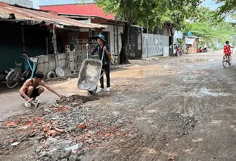 Sớm nâng cấp, mở rộng tuyến đường Tầm Vu