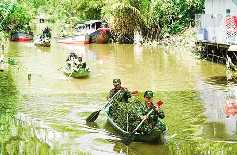 Xây dựng các tiềm lực khu vực phòng thủ vững chắc