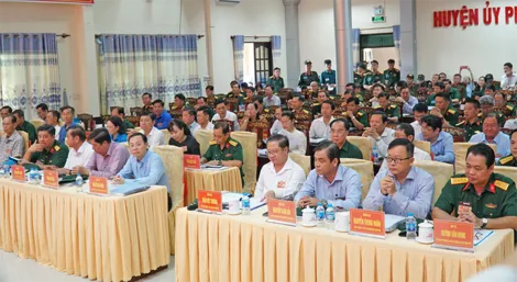 Khai mạc diễn tập khu vực phòng thủ huyện Phong Điền năm 2024