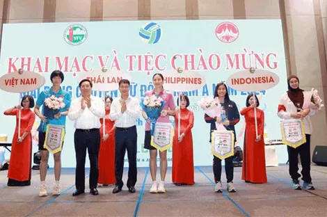 Khai mạc Giải Bóng chuyền nữ Ðông Nam Á 2024