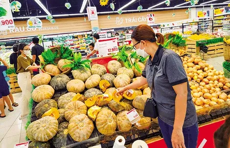 Bán lẻ hàng hóa và doanh thu dịch vụ tiêu dùng tăng 8,7%