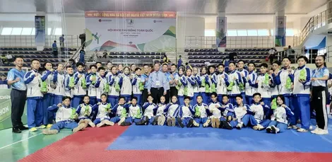 Cần Thơ đứng thứ 13 bảng tổng sắp huy chương Hội khỏe Phù Đổng toàn quốc