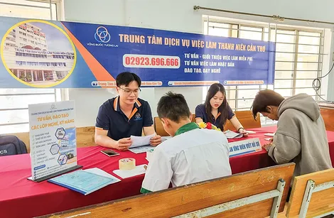 Quan tâm tạo việc làm cho lao động trẻ