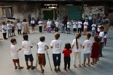 Nỗi đau của những đứa trẻ mồ côi ở Gaza