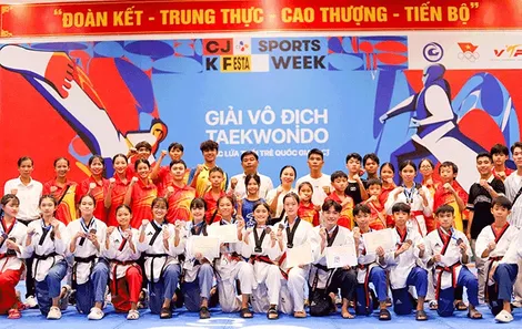 Cần Thơ xếp hạng Tám Giải vô địch Taekwondo các lứa tuổi trẻ quốc gia 2024