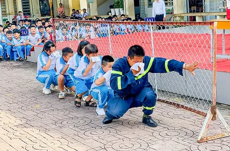 Tăng cường tuyên truyền phòng cháy, chữa cháy trong trường học
