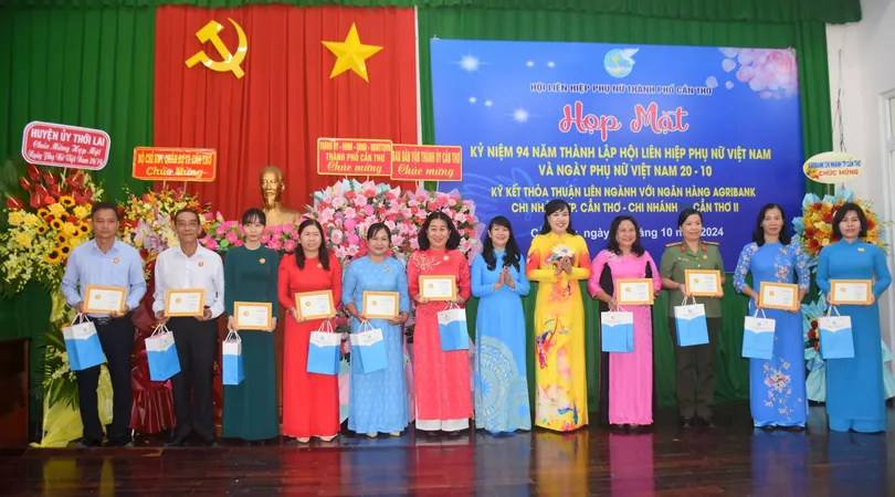 Họp mặt kỷ niệm 94 năm Ngày thành lập Hội LHPNVN