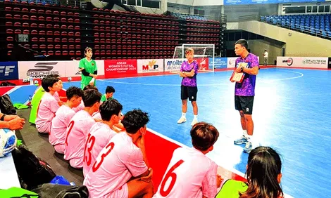 Ðội tuyển Futsal nữ quốc gia tập trung chuẩn bị cho Vòng loại Futsal nữ châu Á 2025