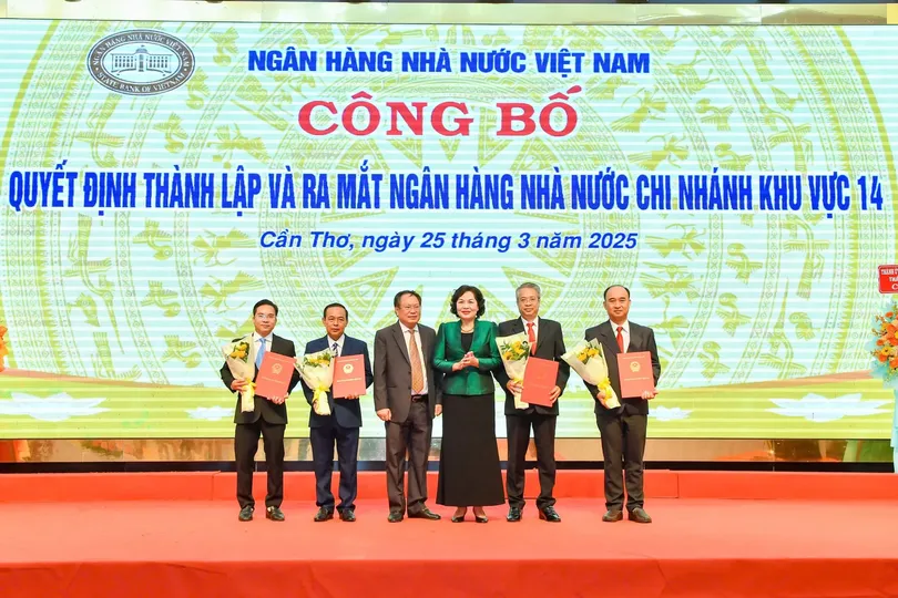Công bố quyết định thành lập và ra mắt Ngân hàng Nhà nước Chi nhánh Khu vực 14