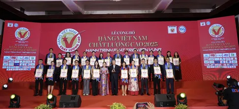 Trao chứng nhận cho 562 doanh nghiệp Hàng Việt Nam chất lượng cao năm 2025