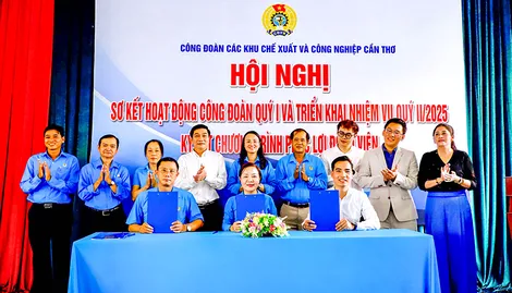 Quan tâm, chăm lo, bảo vệ quyền lợi đoàn viên, người lao động