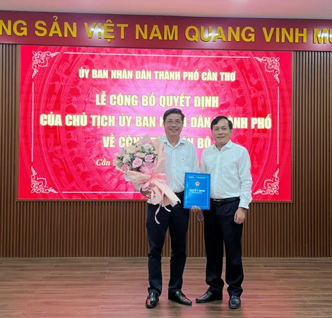 Ông Trương Hoàng Phương, Phó Giám đốc Sở Khoa học và Công nghệ TP Cần Thơ, nghỉ hưu