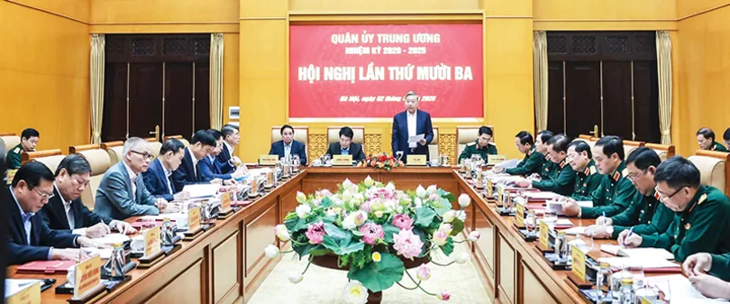 Tổng Bí thư Tô Lâm chủ trì Hội nghị Quân ủy Trung ương