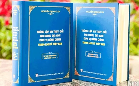 Bộ sách về lịch sử sáp nhập các tỉnh thành của Việt Nam qua các thời kỳ