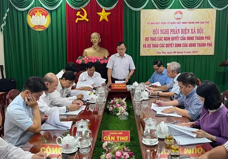 Tổ chức phản biện xã hội dự thảo các quyết định sắp ban hành
